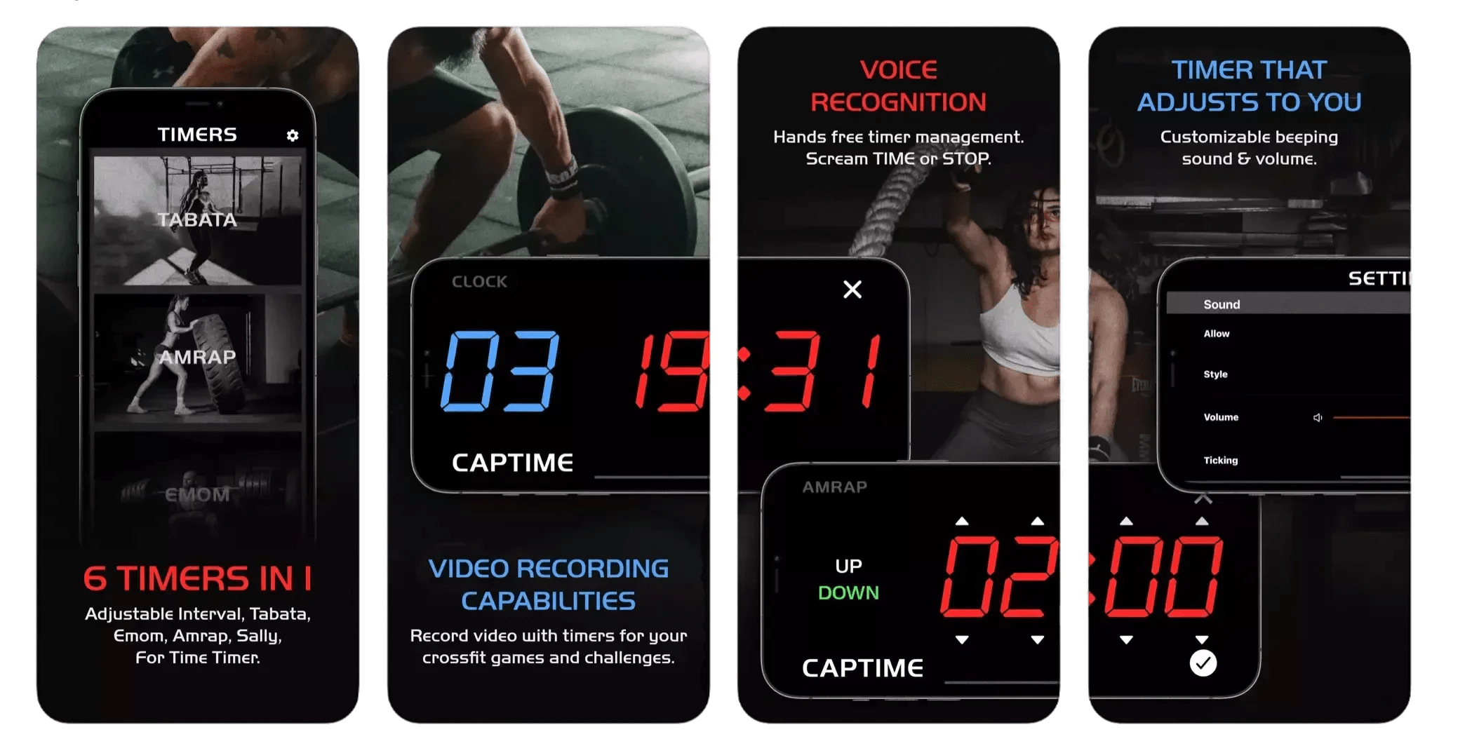 Captime app preview Captime app preview